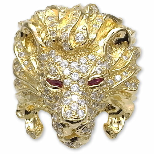 楽天市場】【KING LIMO キングリモ Ring リング】ライオンヘッドリング