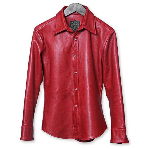 楽天市場】【Rizard Head リザードヘッド Leather Shirts レザーシャツ