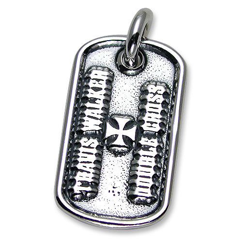 【TRAVIS WALKER DOUBLE CROSS トラヴィスワーカー ダブル差し交わす ドッグタグ】TW\u0026DCドッグタグ【貨物輸送無料】