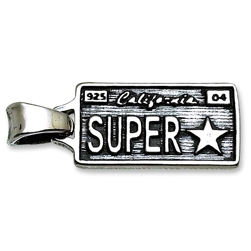 【TRAVIS WALKER DOUBLE CROSS トラヴィスワーカー ダブルクロス Pendant ペンダント】ライセンスプレートペンダント/スーパースター/スモール【送料無料】|CHRONO店