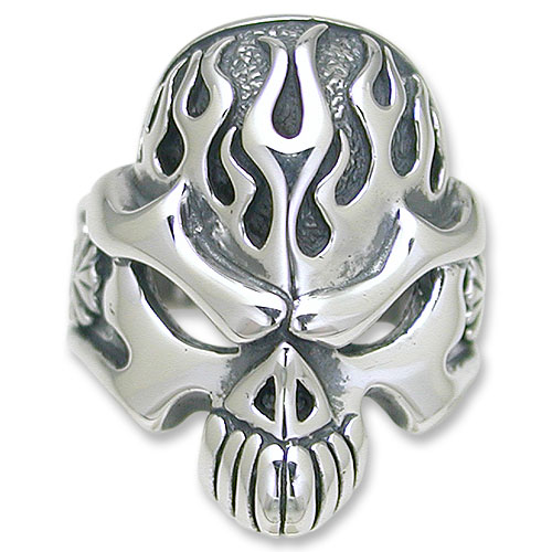 【TRAVIS WALKER　DOUBLE CROSS　トラヴィスワーカー　ダブルクロス　Ring　リング】フレイムデーモンリング【送料無料】