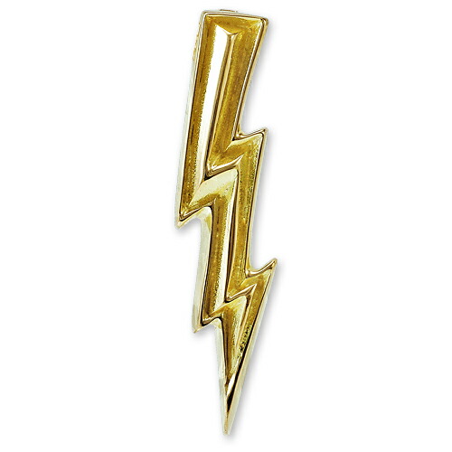 【鷲見太郎 Earring イヤリング ピアス】K18イエローゴールドサンダーピアス【貨物輸送無料】