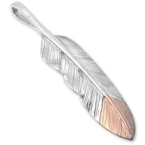 【鷲見太郎 Pendant シャンデリヤ】S鳥毛K18ピンクゴールドトップペンダント02【貨物輸送無料】