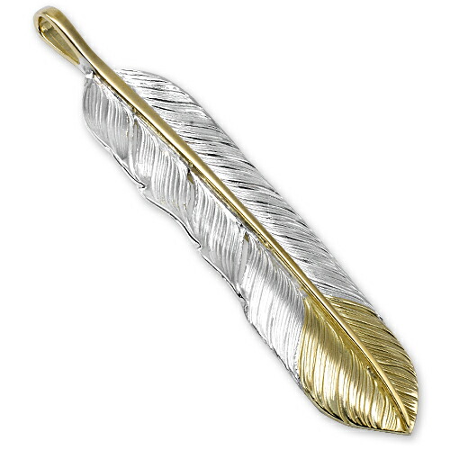 【鷲見太郎　Pendant　ペンダント】LフライトフェザーK18コアK18トップペンダント02【送料無料】｜CHRONO店
