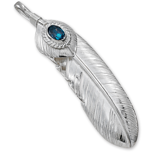 楽天市場】【鷲見太郎 Pendant ペンダント】Lフライトフェザー