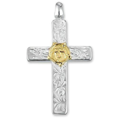 【鷲見太郎　Pendant　ペンダント】ミニアラベスククロスペンダント w/K18YGアラベスクイーグルメタル【送料無料】