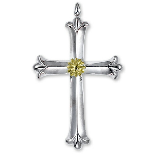 【楽天市場】【鷲見太郎 Pendant ペンダント】クロスK18イエロー 
