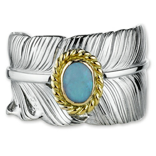 楽天市場】【鷲見太郎 Ring リング】オールドLフェザーリング02 w/6×8