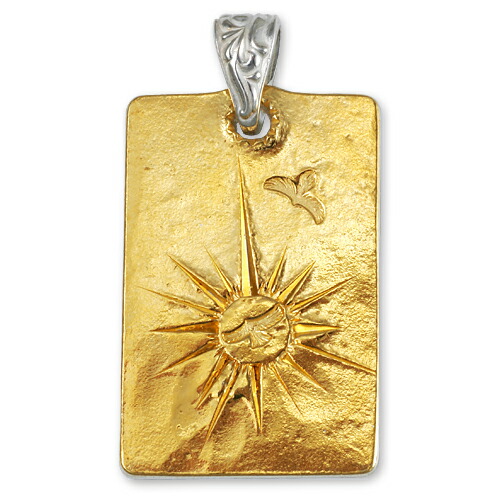 【鷲見太郎 Pendant シャンデリヤ】片面金箔貼りメタルプレートペンダント【貨物輸送無料】