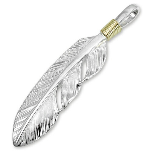 【鷲見太郎　Pendant　ペンダント】Sフェザーペンダント/金巻01【送料無料】