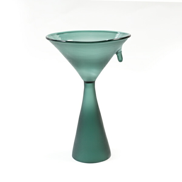clear b(クリアービー) お香立て Glass Incense Burner frosted teal green お香 オシャレ 差し上げ物