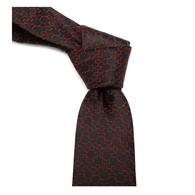 楽天市場 メンズ 紳士 ネクタイ シルク Various Licensed Mickey Mouse Black Tie ミッキー マウス ディズニー ミッキーマーク シルエットブラック Dn Mton Bk Tr 時計ベルトの専門店クロノワールド