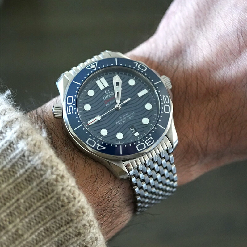 【交換工具つき】腕時計 ベルト バンド ウォッチ メッシュ ブレスレット Forstner 【11連】Beads of Rice Omega Seamaster オメガ シーマスター フォースナー ステンレス メッシュベルト ビーズオブライス｜クロノワールド