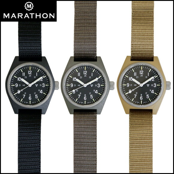 楽天市場】時計 腕時計 ミリタリーウォッチ アメリカ軍 MARATHON General Purpose Field Watch Date マラソン  ジェネラルパーパス フィールドウォッチ デイト クォーツ WW194015 ファイバーグラス : 時計ベルトの専門店クロノワールド