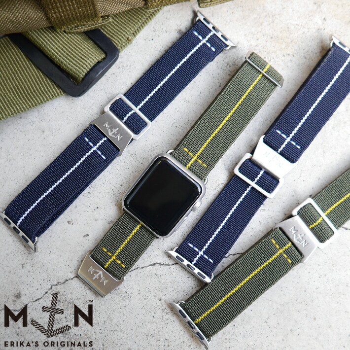 Apple Watch専用 【NEW】MN STRAP for Apple アップル ご覧なさる専用 MARINE NATIONAL マリーンナショナル MN同盟罷業さあ美 for Apple Watch Series 38粍 40粍 41粍 42粍 44粍 45粍 49粍周波数帯域取り替えっこ