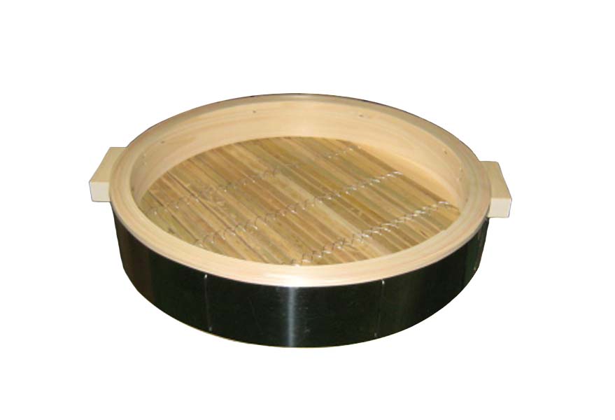 【ポイント20倍】18-0 ひのき 中華セイロ ステンレス枠 身(手付)48cm EBM vol.26[0932-04]すし器・蒸し器・セイロ類