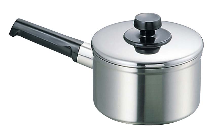 【ポイント20倍】コルチナ 超厚底 ソースパン 18cm 片手 YUS180【電磁調理器200V】 EBM vol.26[0157-05]鍋全般