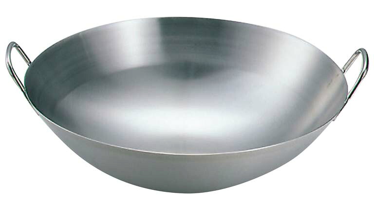【ポイント20倍】クローバー 18-8 中華両手鍋 57cm(板厚1.5mm) EBM vol.26[0170-03]鍋全般