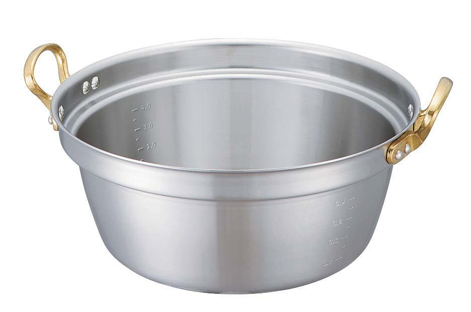 【ポイント20倍】キングデンジ 料理鍋(目盛無)24cm【電磁調理器200V】 EBM vol.26[0096-08]IH・ガス兼用鍋｜厨房の達人