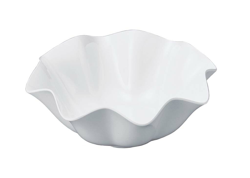 【ポイント20倍】ニューホワイト ウェーブ丸盛鉢 34cm EBM vol.26[1728-07]和・洋・中食器