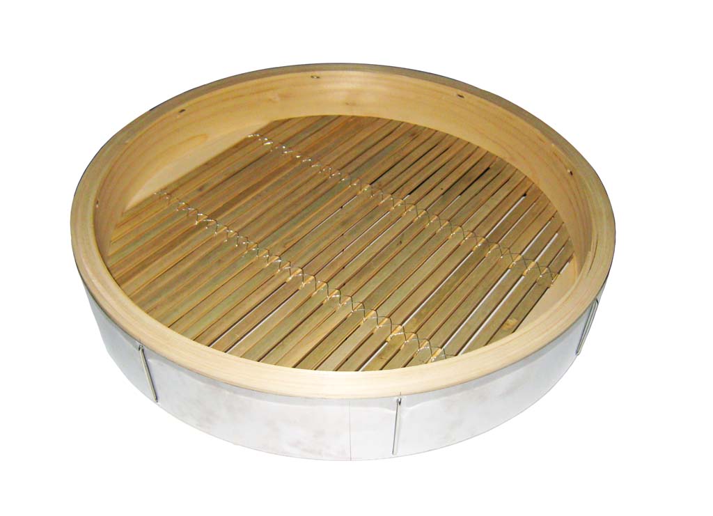 【ポイント20倍】18-0 中華セイロ ステンレス枠 身 45cm EBM vol.26[0932-04]すし器・蒸し器・セイロ類