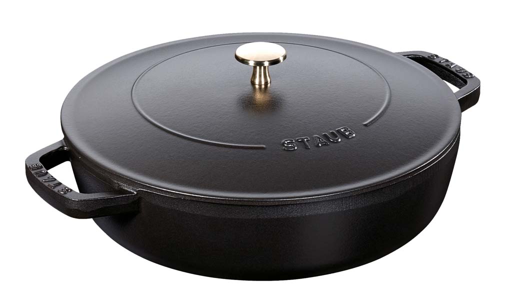 【ポイント20倍】ストウブ ブレイザーソテーパン 28cm ブラック 40511-472【電磁調理器200V】【オーブン】 EBM vol.26[0188-07]ブランドキッチンコレクション 29,315円