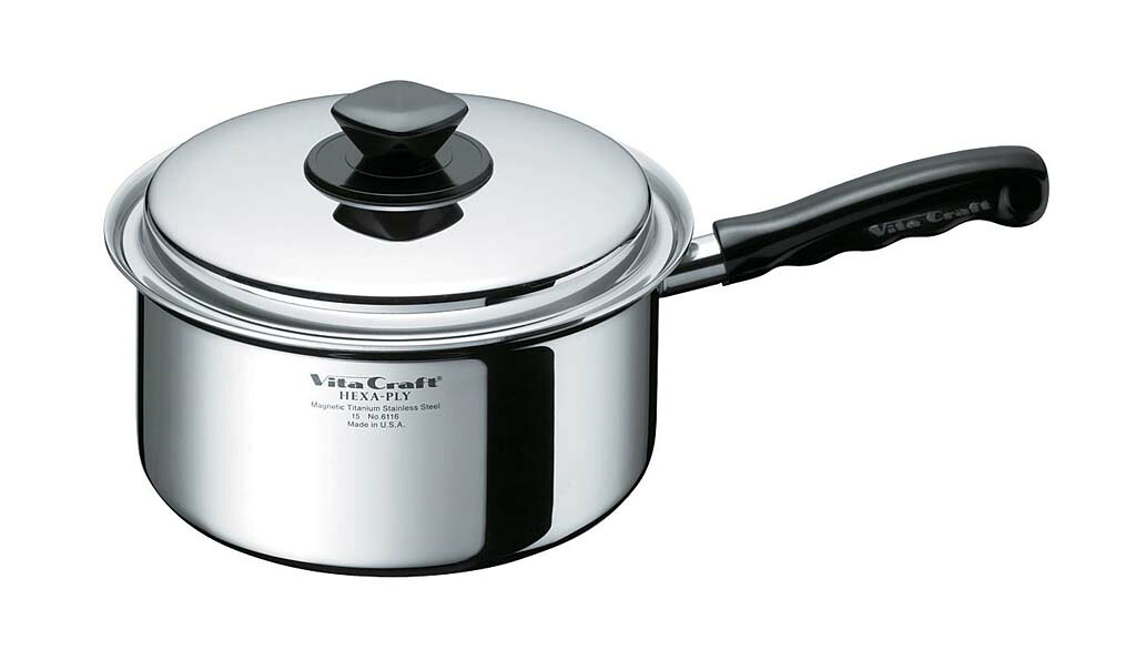 【ポイント14倍】ビタクラフト ヘキサプライ 片手鍋 3.0L 6116【ガス、IH】【電磁調理器200V】 EBM vol.26[0145-03]鍋全般 25,773円