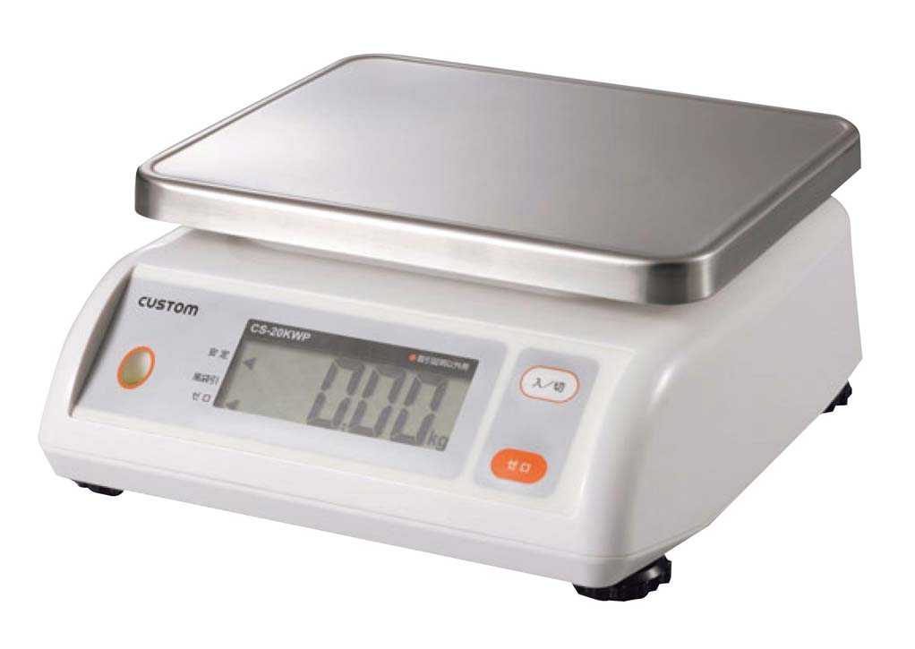 【尖んがり18倍】カスタム デジタル雨合羽はかり CS-10KWP 10kg【雨合羽】【IP65】 EBM 音の大きさ.26[0751-04]ハカリ