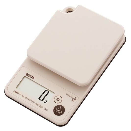 【ポイント16倍】タニタ デジタルクッキングスケールKW-301【防塵防水】【IP65】 EBM vol.26[0756-03]ハカリ