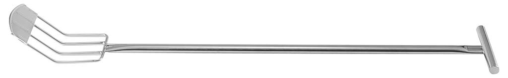 【尖んがり15倍】18-8 らくらくターナー 熊手型4本爪 RR4-1200【日本製】 EBM 音の大きさ.26[0642-07]すくい網・ひしゃく・滋養物供給用スパテラ