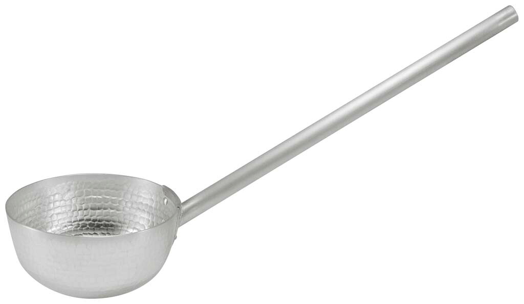 【ポイント20倍】アルミ 打出ひしゃく 21cm 柄長100cm EBM vol.26[0637-09]すくい網・ひしゃく・給食用スパテラ