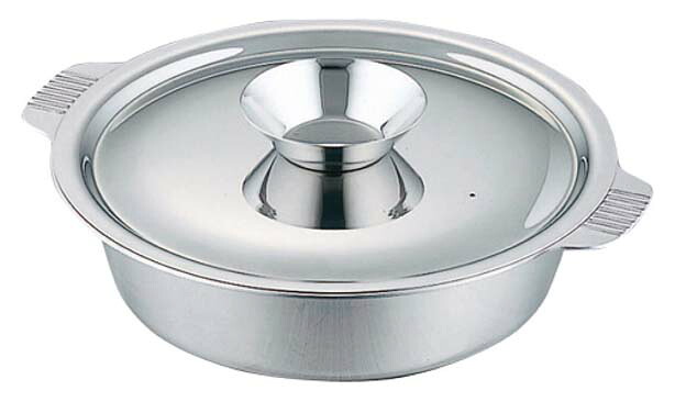 【ポイント20倍】SW NBステンレス 電磁 ちり鍋 26cm【電磁調理器200V】 EBM vol.26[1769-05]卓上鍋・焼物用品