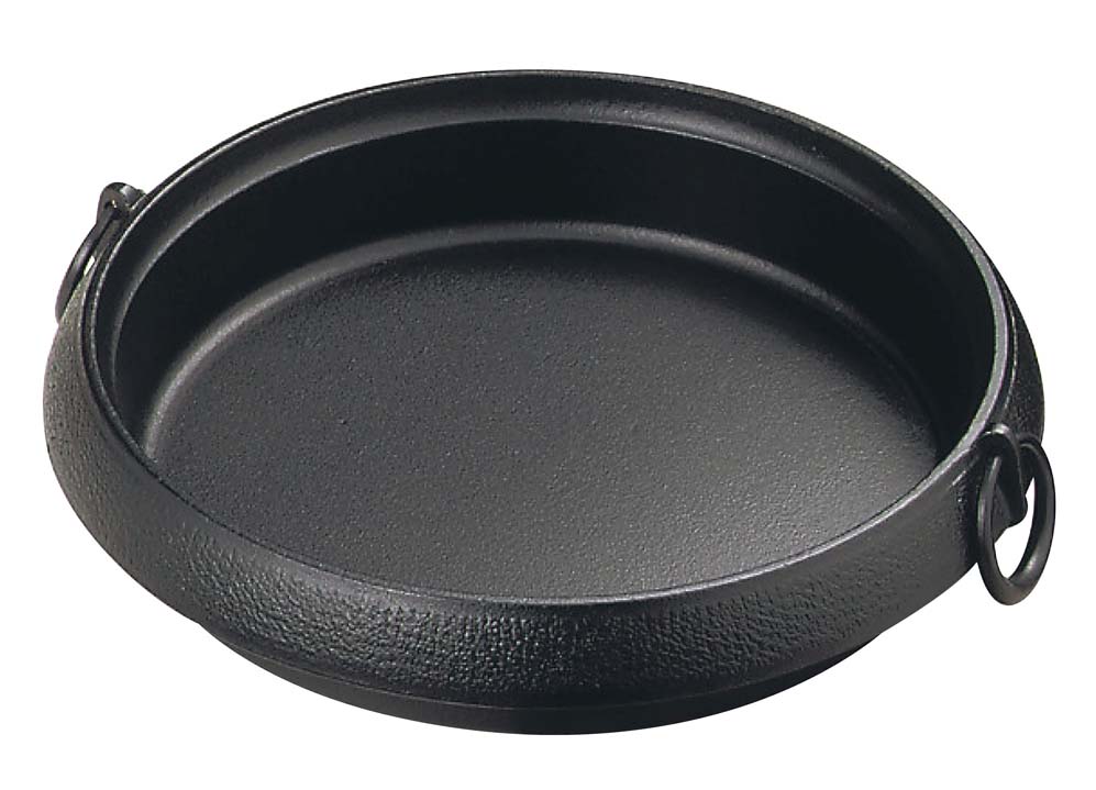 【ポイント14倍】南部 鉄 すきやき鍋 美肌 小 21cm 20016【ガス・IH】【電磁調理器200V】 EBM vol.26[1773-04]卓上鍋・焼物用品