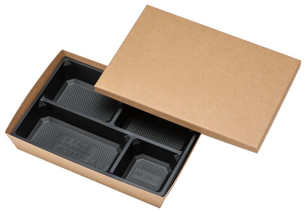 【ポイント20倍】テーパー型貼箱 未晒 HSH-80-55(25入) EBM vol.26[2364-01]厨房消耗品