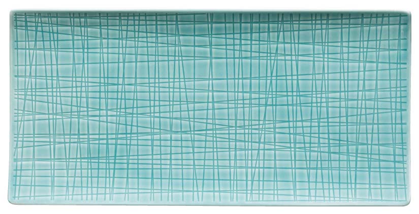 【ポイント14倍】ローゼンタール MESH AQUAレクタングルプレート 26cm 405152-12383【キャンセル・返品不可】【レンジ】【食器乾燥機対応】【洗浄機OK】【消毒保管庫OK】 EBM vol.26[1640-13]和・洋・中食器