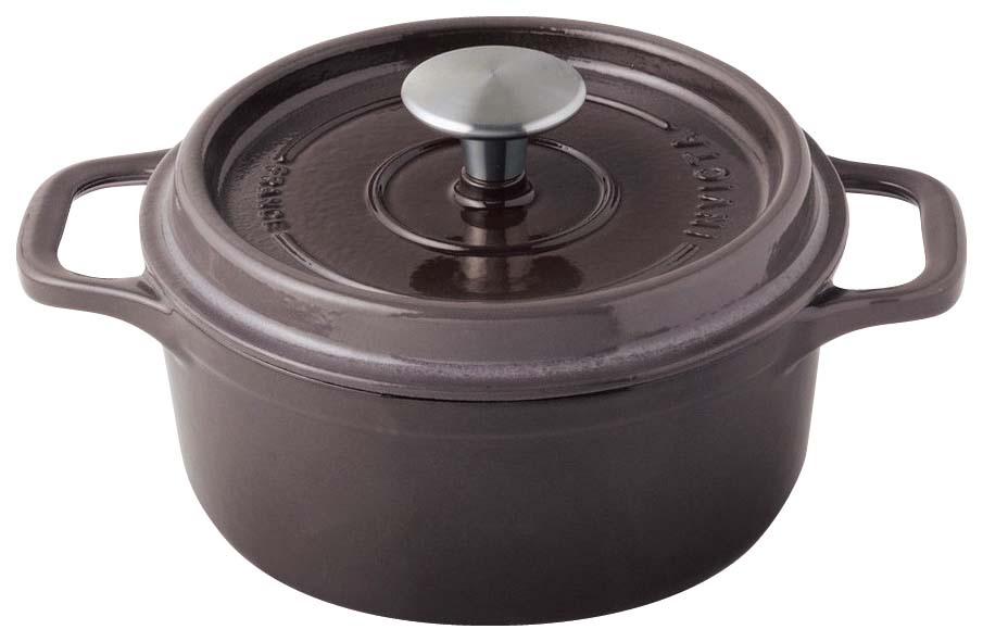 【ポイント15倍】アンヴィクタ キャセロール ラウンド 26cm トープ【ガス・ハロゲン・IH等】【電磁調理器200V】【オーブン】【食器乾燥機対応】 EBM vol.26[0200-02]ブランドキッチンコレクション