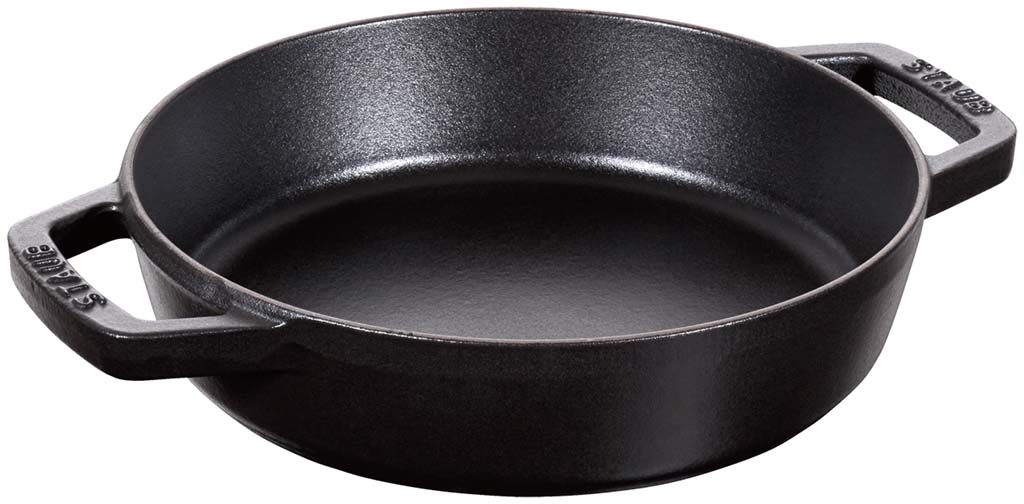 【尖んがり18倍】ストウブ 両手フライパン ラウンド 26糎 黒いこと 40511-725【電磁膳立て器200V】【オーヴン】 EBM 音の大きさ.26[0187-06]ブランドキッチンコレクション