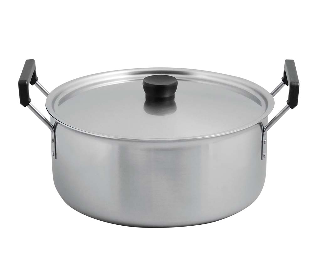 【ポイント20倍】K 三層鋼クラッド 実用鍋 33cm【電磁調理器200V】 EBM vol.26[0157-03]鍋全般