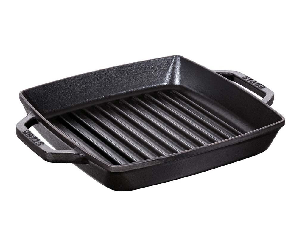 【ポイント18倍】ストウブ ピュアグリル スクエア 23cm ブラック 40511-728【電磁調理器200V】【オーブン】 EBM vol.26[0189-01]ブランドキッチンコレクション 15,675円