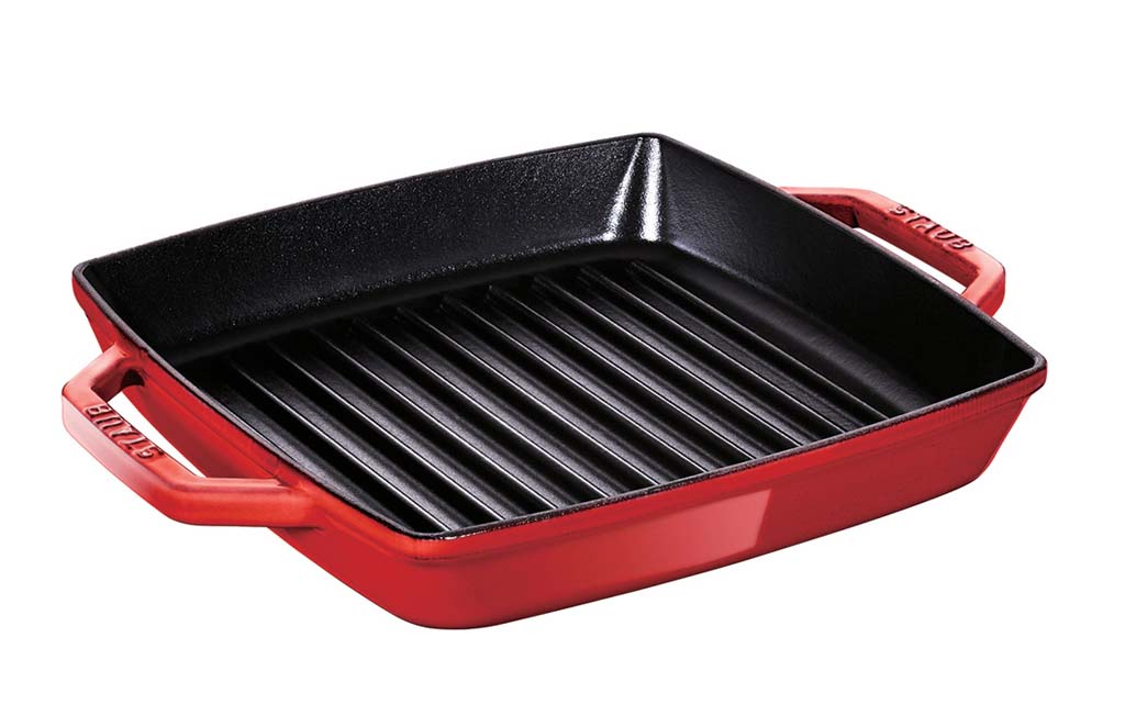 【尖んがり18倍】ストウブ ピュアグリル 真四角 23糎 桜んぼう 40511-730【電磁膳立て器200V】【オーヴン】 EBM 音の大きさ.26[0189-03]ブランドキッチンコレクション