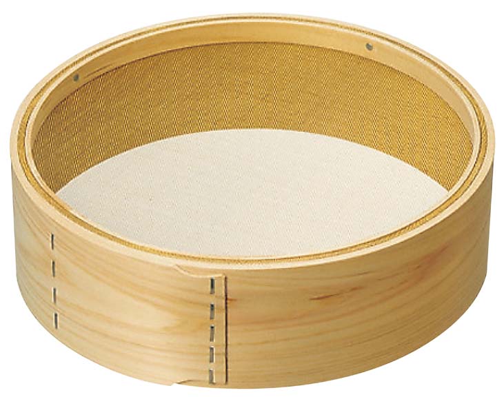 【ポイント20倍】木枠 真鍮張 粉フルイ 9寸(27cm)24メッシュ【キャンセル・返品不可】 EBM vol.26[0598-03]うらごし・粉ふるい｜厨房の達人 10,278円