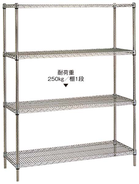 【尖んがり20倍】18-8 ステンレスエレクターシェルフ 5段 なおなお書き1590×SMS1070【製造業者直送】 EBM 音の大きさ.26[2143-03]棚・御役目台
