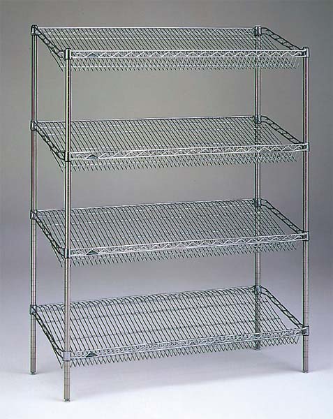 パイプ脚 作業台 スノコ棚仕様 WS-18075 ステンレス 作業台 二段スノコ 業務用 調理台 1500×600 板厚1.2mmモデル