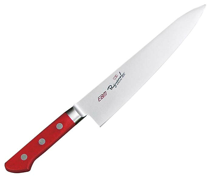 【ポイント20倍】EBM 抗菌 スペシャル・イノックス 牛刀 18cm レッド【抗菌】【洗浄機OK】【日本製】 EBM vol.26[0248-01]庖丁・包丁