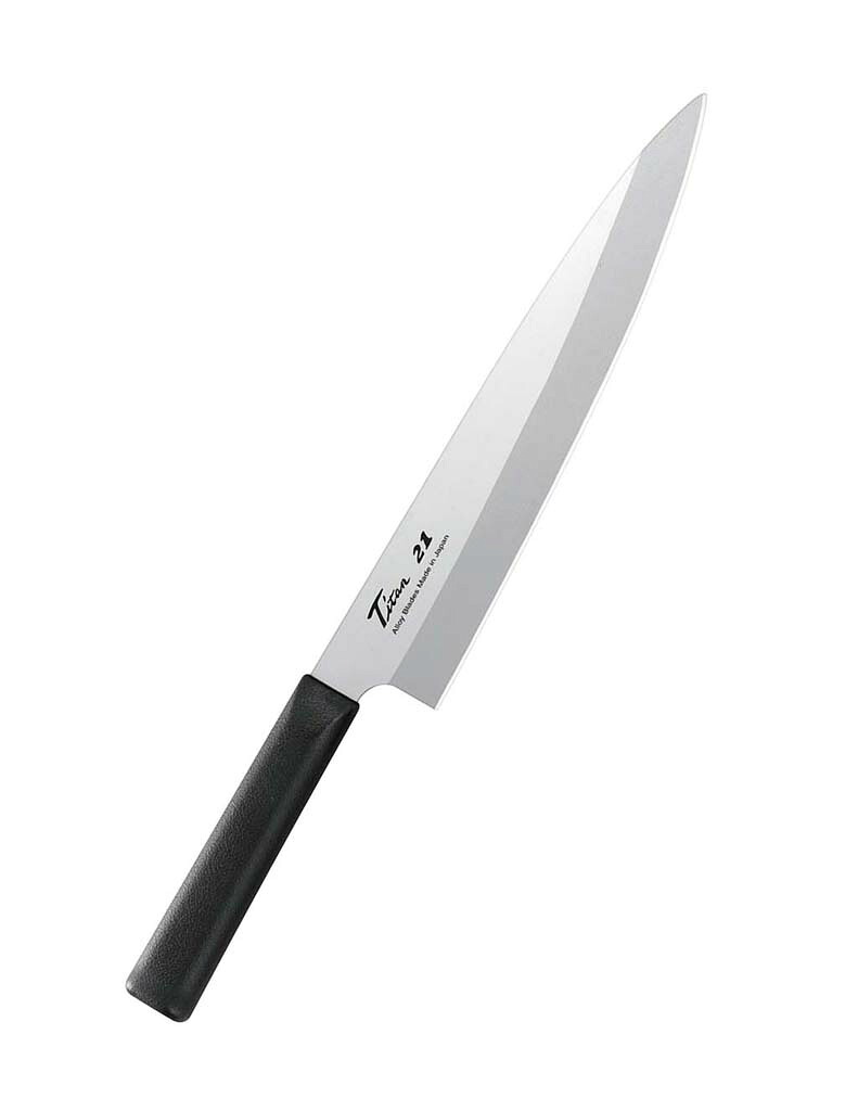 【ポイント20倍】銀チタン 刺身庖丁 F-7018(GS-22)21cm【抗菌】【洗浄機OK】 EBM vol.26[0297-02]庖丁・包丁