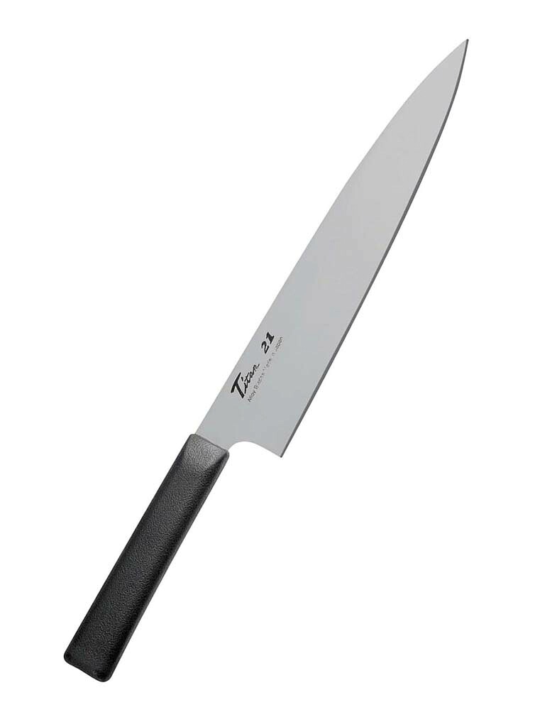 【ポイント20倍】銀チタン 牛刀庖丁 F-7017(HF-22)21cm【抗菌】【洗浄機OK】 EBM vol.26[0297-01]庖丁・包丁｜厨房の達人