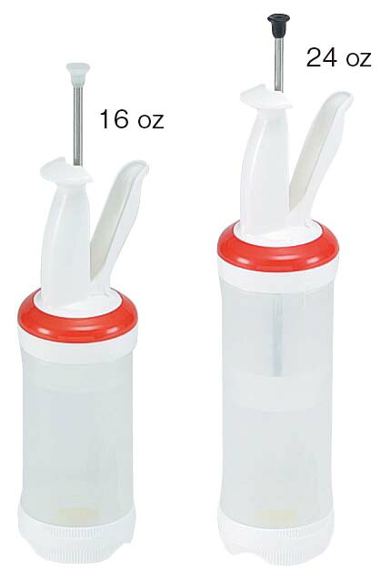 【ポイント20倍】ポーションパル 2穴 黄レギュラーセット(替ボトル2本付)24oz PP24x2-3 EBM vol.26[0508-13]ディスペンサー・ドレッシングボトル