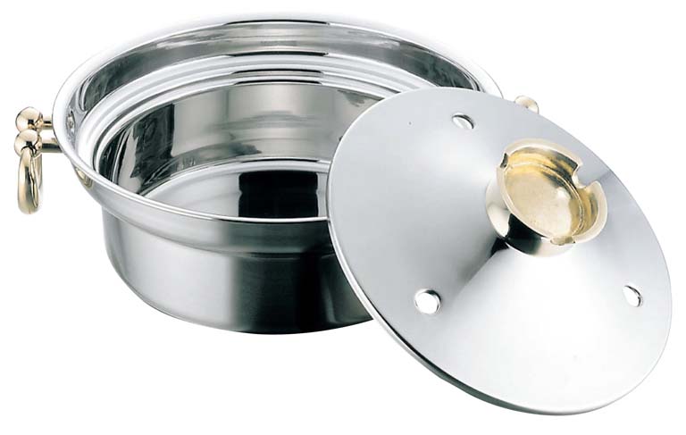 【ポイント20倍】EBM 電磁用 しゃぶしゃぶ鍋 穴明 27cm【電磁調理器200V】 EBM vol.26[1765-01]卓上鍋・焼物用品
