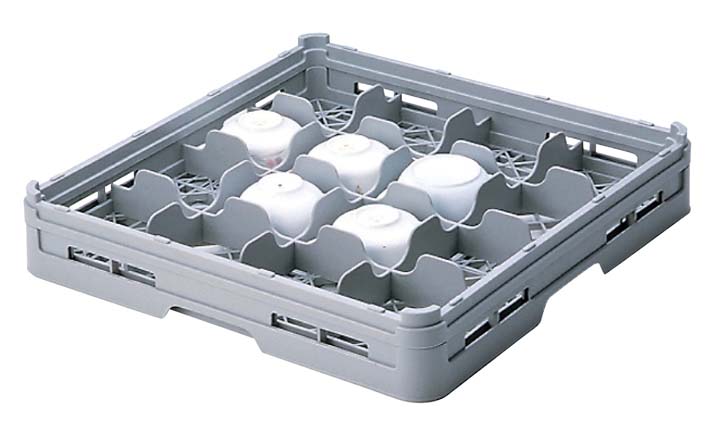 【ポイント20倍】BK フルサイズ カップラック ブイヨンカップ16-55【キャンセル・返品不可】【洗浄機OK】 EBM vol.26[2197-03]バスボックス・洗浄ラック