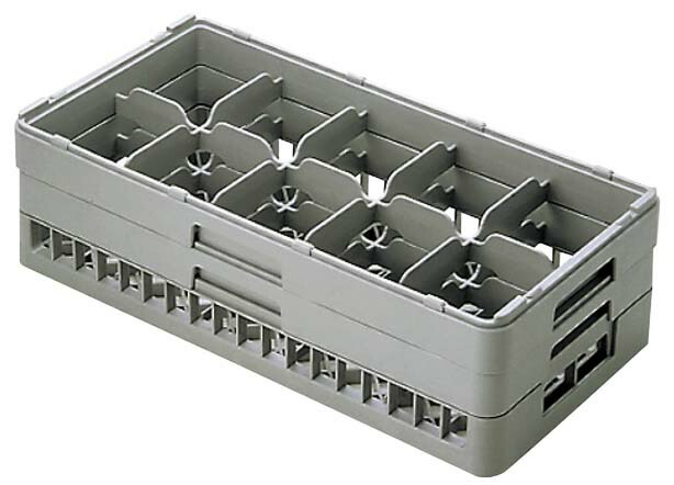 【ポイント20倍】BK ハーフ ステムウェアラック10仕切 HS-10-145【キャンセル・返品不可】【洗浄機OK】 EBM vol.26[2199-02]バスボックス・洗浄ラック